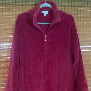 Miss Elaine XL House Robe Velour NWT Long Full Zip Luciously Soft